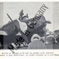 Das Handels Flugwesen Deutschlands " franz Report 1926 Ju Do Komet Udet Kondor