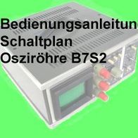 Bedienungsanleitung, Reparatur, Service Oszi EO211, EO 211, DDR, RFT