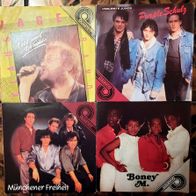 4 Quadro Singles, Vinyl, Klaus Lage, Purple Schulz, , Boney M, Münchner Freiheit