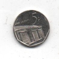 Münze Kuba 5 Centavos 1998