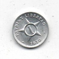 Münze Kuba 1 Centavo 1970