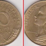 1978 Frankreich - 20 Centimes - Erhaltung: vorzüglich