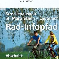 Broschüre Fahrrad-Infopfad St. Margrethen -Lauterach 06/2011 Lustenau Vorarlberg