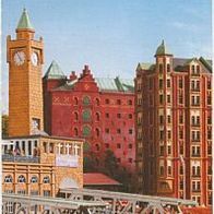 Broschüre Modelleisenbahn Hamburg Speicherstadt Miniatur Wunderland Modellbahn