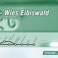 Eisenbahn & Autobus Fahrplan Graz- Wies-Eibiswald 2006 Köflacher-Bahn GKB Zug