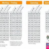 Eisenbahn Fahrplan S-Bahn 6/61 Graz - Schwanberg 12-13 Köflacher GKB Steiermark