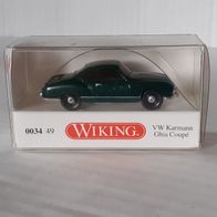 Wiking 1:87 VW Karmann Ghia Coupe Typ 14 dunkelgrün in OVP 0034 49 (2013)