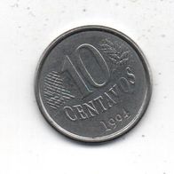 Münze. Brasilien 10 Centavos 1994