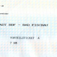 Fahrkarte Fahrschein Eisenbahn ÖBB Wiener Neustadt - Bad Fischau 2012 Ticket Wr.