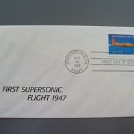 Flugpost FDC First Supersonic Flight 1947 USA Edwards 14.10.1997
