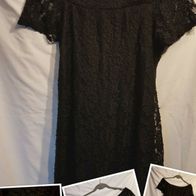 Schwarzes Mini Kleid mit Spitze von Atmosphere - Größe 44 fällt kleiner aus