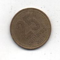 Münze Argentinien 25 Centavos 2009