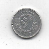 Münze Costa Rica 25 Centimos 1986