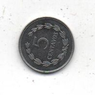 Münze El Salvador 5 Centavos 1999