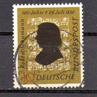 Bund BRD 1956, Mi. Nr. 0234 / 234, Schumann, gestempelt Bremerhaven 24.09.1956 #13856
