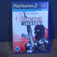 Play2 Rainbow Six Lockdown mit Hülle und Anleitung gebraucht