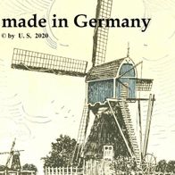 Windmühle auf Titel von: " Aus fernen Landen " mit Reise-Thema Holland 1928 Rotterdam