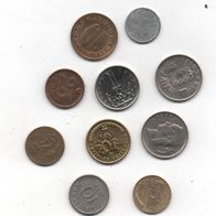 Lot Münzen 10 Stück (17)