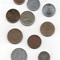 Lot Münzen 10 Stück (20)
