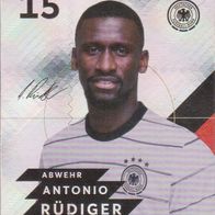 Rewe DFB-Sammelkarte EM 2020 - 15/35 Antonio Rüdiger Glitzerversion