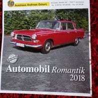 Kalender Automobil Romantik 2018 29x32cm Sammler