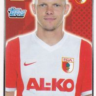 FC Augsburg Topps Sammelbild 2014 Tobias Werner Bildnummer 15