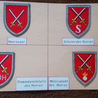 4 verschiedene Verband - Abzeichen der Bundeswehr Teil 5