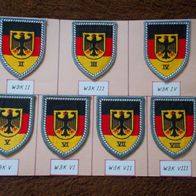 7 verschiedene Verband - Abzeichen der Bundeswehr Teil 6