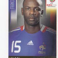 Panini Fussball Euro 2008 Lilian Thuram France Nr 339
