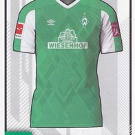 Werder Bremen Topps Sammelbild 2020 Heimtrikot Bildnummer 107