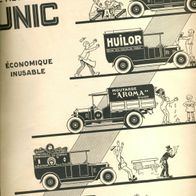 EROUMY" Comic Zeichnungen in historischer Reklame 1926 UNIC Lieferwagen Königin