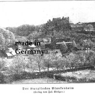 Blankenheim in historischer EIFEL Vereinszeitschrift: " Eifelvereinsblatt " 1925
