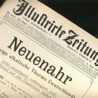 Therme Bad Neuenahr" Orig Kur-Reklame Titelblatt von ´Illustrirte Zeitung´ 1904