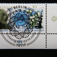 BRD MiNr 2825 100 Jahre Friedrich Loeffler Institut Eckrand Ersttagsstempel Berlin