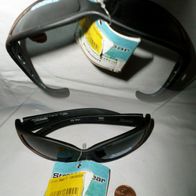 Kinder Sonnenbrille Mit Etikett Neu schwarz/ Kupfer Farben Steet Gear Klimaneutra