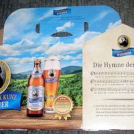 Bierträger Flaschenträger Pappe Karton KONRAD MAX KUNZ Weissbier Plank Bayern