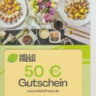 HelloFresh Gutschein 50 € HELLO FRESH Gutscheincode für insgesamt 50 € Rabatt