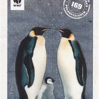 Mit 180 Sticker um die Welt. WWF Sticker Nr.169 Polarregionen Glitzersticker