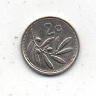 Münze Malta 5 Cent 1991