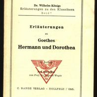 Erläuterungen zu Goethes Hermann und Dorothea