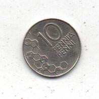 Münze Finnland 10 Penniä 1991