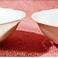 2 Dessert-Schalen Typ Inka von Seltmann Weiden - Porzellan ca. 13 cm Durchmesser