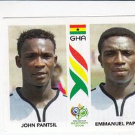 Panini Fussball WM 2006 John Pantsil / Emmanuel Pappoe Ghana Nr 315
