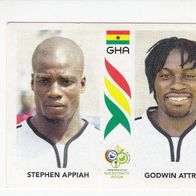 Panini Fussball WM 2006 Stephen Appiah / Godwin Attram Ghana Nr 316