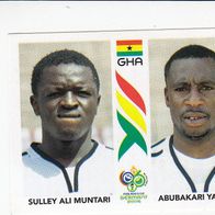 Panini Fussball WM 2006 Sulley Ali Muntari / Abubakari Yakubu Ghana Nr 318