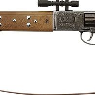 Spielzeuggewehr 12 Schuss Cowboy Gewehr Schröde 607 8128 Silberbüchse antik 