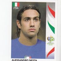 Panini Fussball WM 2006 Alessandro Nesta Italia Nr 326