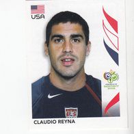 Panini Fussball WM 2006 Claudio Reyna USA Nr 354