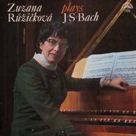 Zuzana Ruzickova (harpsichord) plays Bach (1970) LP Supraphon