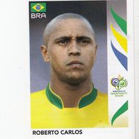 Panini Fussball WM 2006 Roberto Carlos Brasil Nr 385